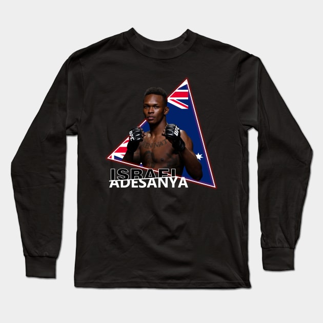 ISRAEL ADESANYA Long Sleeve T-Shirt by multylapakID